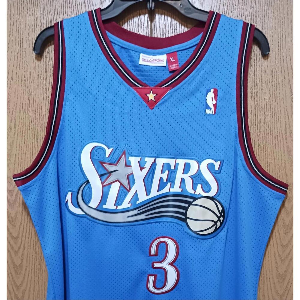 Allen Iverson (Mitch/Ness)-(76ers)-(Jersey)-(Size:XL)-$100